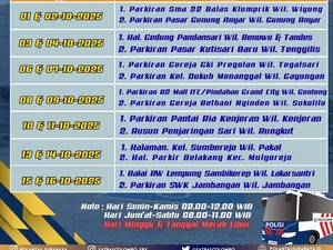 Jadwal SIM Keliling Awal Oktober 2025