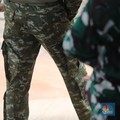 Prajurit TNI dari tiga matra menggelar gladi kotor jelang perayaan HUT ke-80 TNI di Monas, Jakarta Pusat, Kamis (2/9/2025). (CNBC Indonesia/Tri Susilo)