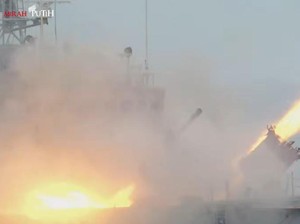 Video: Melihat dari Dekat Kapal Perang TNI AL Pamer Kekuatan di Teluk Jakarta