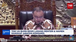 Video: UU BUMN Resmi Larang Menteri & Wamen Rangkap Jabatan Komisaris