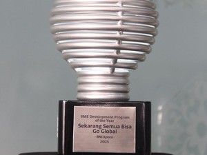 BNI Xpora Sabet Penghargaan SME Development Program of the Year