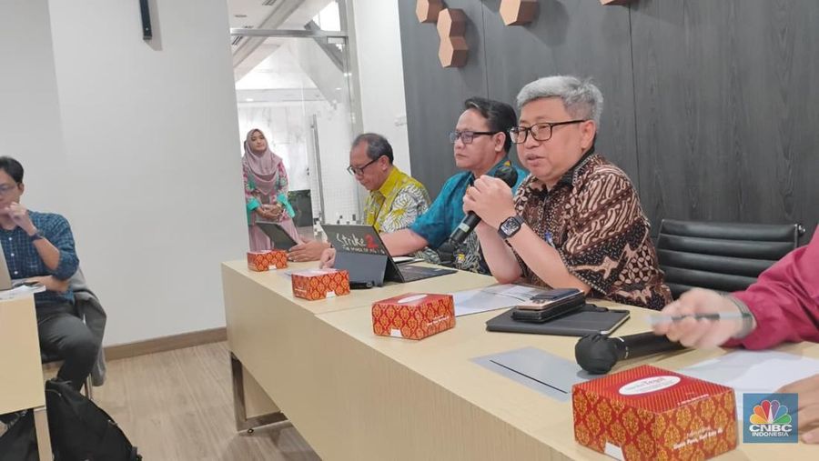 Dirjen Perbendaharaan Kemenkeu Astera Primanto Bhakti. (CNBC Indonesia/Arrijal Rachman)