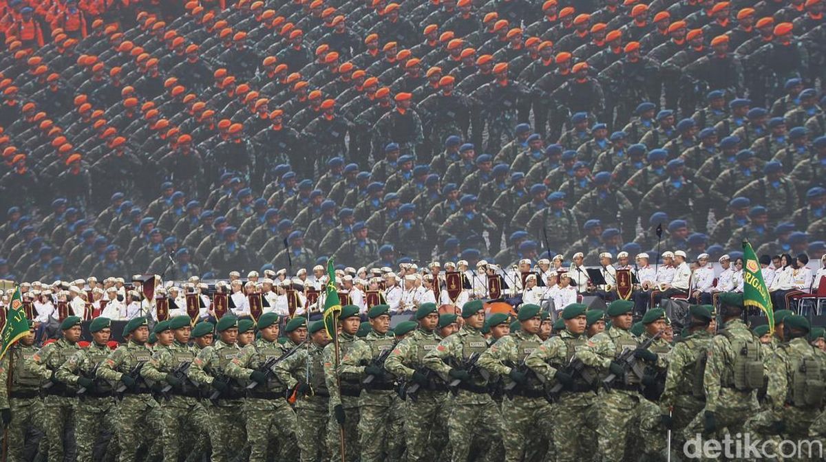 HUT TNI Dipindah dari Monas ke Cilangkap, Parade Kapal Induk Dibatalkan