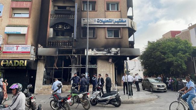 Chaos! Demo "GenZ 212" Guncang Maroko, Makan Korban Jiwa-Bank Dibakar