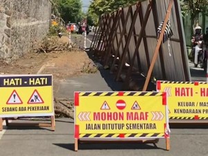 Jalan Tentara Pelajar Klaten Ditutup Imbas Renovasi Stadion, Ini Rekayasanya