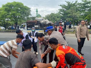 Tabrakan Motor Vs Truk di Banjarbaru, Satu Orang Meninggal Dunia