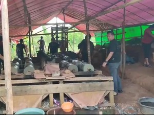 Tambang Emas Ilegal di Gowa Pakai Alat Tradisional, Sudah 2 Bulan Beroperasi