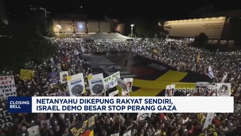 Video: Netanyahu Dikepung Rakyatnya, Israel Demo Besar Tuntut Damai