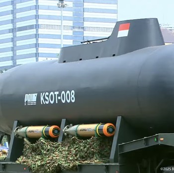 Penampakan KSOT-008, Kapal Selam Tanpa Awak Buatan Anak Bangsa