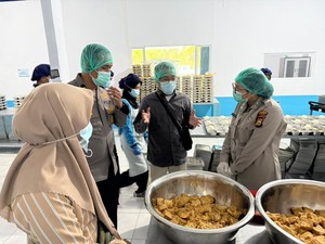 Polres Siak Lakukan Tester Security Food di SPPG, Pastikan MBG Aman