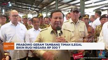 Video: Prabowo Geram Tambang Timah Ilegal Rugikan Negara Rp300 T