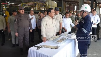 Video: Prabowo Saksikan Penyerahan 6 Smelter Rampasan ke PT Timah