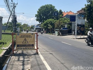 Perbaikan Jalan Sedap Malam Denpasar Makan Korban, Kadis PUPR: Sudah Ada Rambu