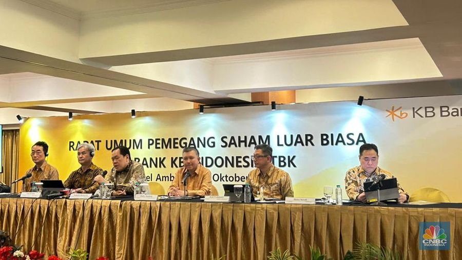 RUPSLB KB Bank. (CNBC Indonesia/Zefanya Aprilia)