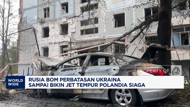 Video: Rusia Bom Perbatasan Ukraina, Jet Tempur Polandia Siaga