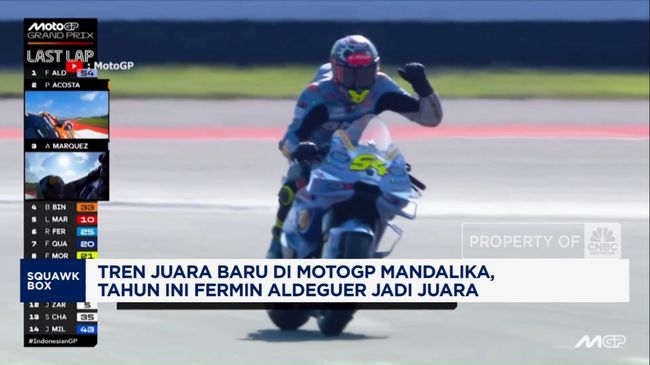 Video: Tren Juara Baru MotoGP Mandalika, Fermin Aldeguer Jadi Pemenang
