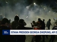 Video: Istana Presiden Georgia Dikepung-Heboh Meteor Jatuh di Cirebon