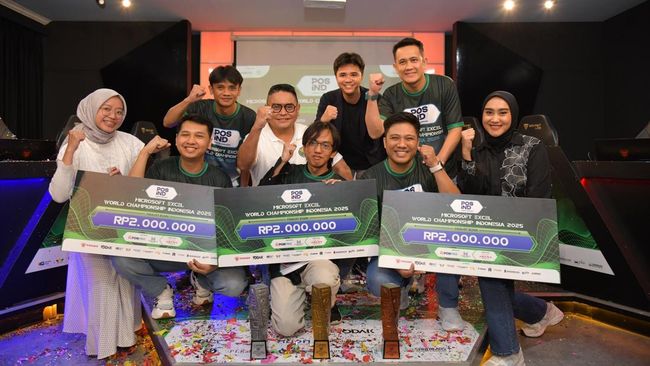 Perwakilan Pegadaian Borong Juara Microsoft Excel World Championship
