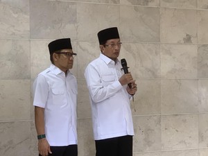 Menag soal Santri Ikut Ngecor: Kalau Bangunan Bertingkat Harus Profesional