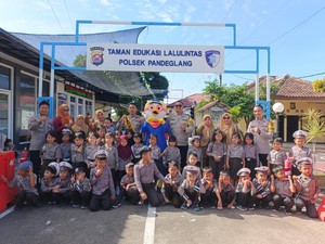Awal Mula Aipda Agung Bikin Taman Edukasi Lalu Lintas Polsek Pandeglang