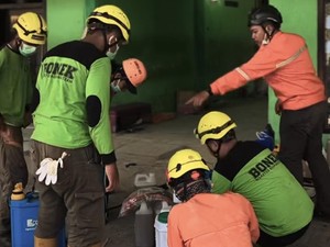 Ada Peran Bonek di Balik Evakuasi Korban Ponpes Ambruk di Sidoarjo
