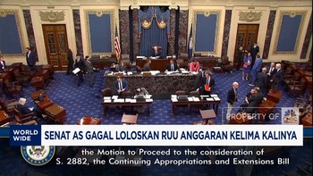 Video: Senat AS Gagal Loloskan RUU Anggaran Untuk Yang Kelima Kalinya