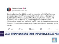 Video: Trump Umumkan Tarif Truk Impor Berlaku November 2025