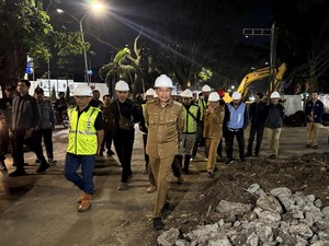 Wali Kota Malang Minta Proyek Drainase Suhat Selesai Tepat Waktu