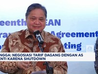 Video:Airlangga: Negosiasi Tarif Dagang RI-AS Berhenti Karena Shutdown