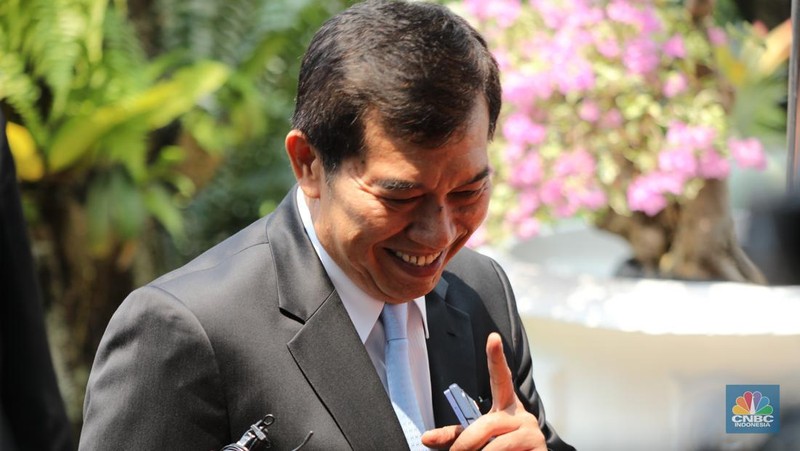 Ribka Haluk tiba di Istana Negara, Jakarta, Rabu (8/10/2025). (CNBC Indonesia/Tri Susilo)