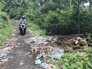 Wisata Bukit Sulap Lubuklinggau Dipenuhi Tumpukan Sampah