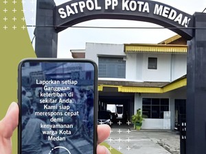 Catat, Ini Nomor Layanan Pengaduan Gangguan Trantibum Satpol PP Medan