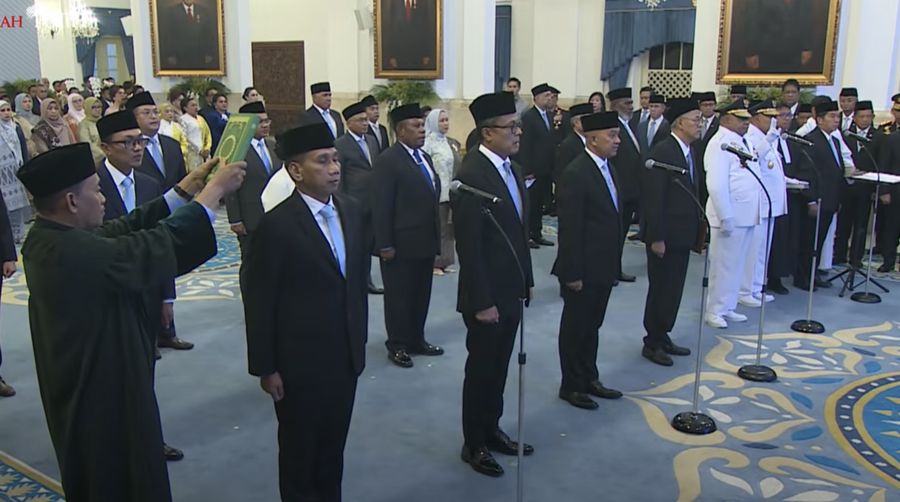 Pelantikan dan Pengucapan Sumpah/Janji Pejabat Negara, Istana Negara, 8 Oktober 2025