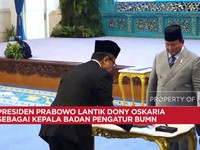 Video: Presiden Prabowo Lantik Dony Oskaria Jadi Kepala BP BUMN