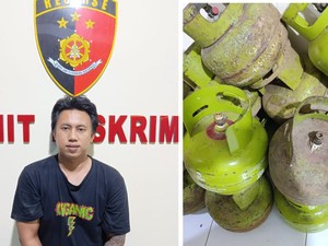 Curi Puluhan Tabung Gas di Lubuklinggau, Hardimas Diringkus-Rekannya Diburu