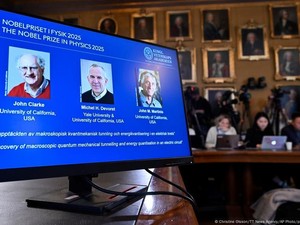 Tiga Ilmuwan Mekanika Kuantum Raih Hadiah Nobel Fisika 2025