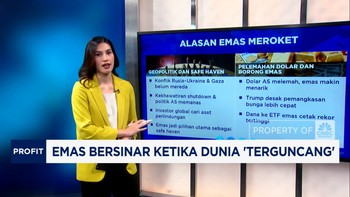 Video: Emas Bersinar Ketika Dunia 'Terguncang'
