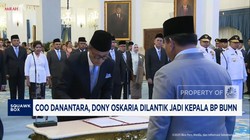 Video: COO Danantara, Dony Oskaria Dilantik Jadi Kepala BP BUMN