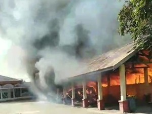 Kebakaran di Kompleks Kantor Bupati Bulukumba Diduga Dipicu Korsleting