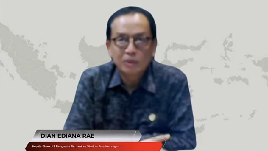 Kepala Eksekutif Pengawas Perbankan Otoritas Jasa Keuangan (OJK), Dian Ediana Rae saat Konferensi Pers Asesmen Sektor Jasa Keuangan dan Kebijakan OJK Hasil RDKB September 2025. (YouTube/OJK)
