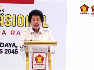 Di Munas Organisasi Sayap Gerindra, Kakak Kandung Prabowo Bicara 8 Angka Sakti