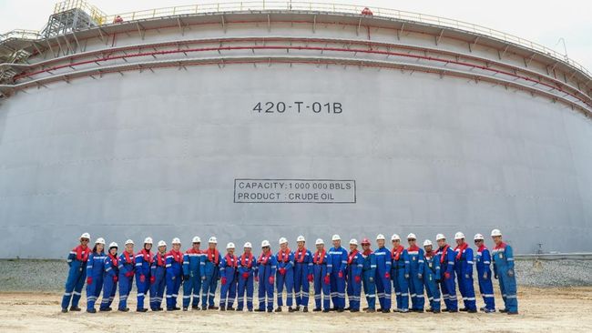Terbesar di Asia Tenggara, KPI Selesaikan Pembangunan 2 Tangki Raksasa