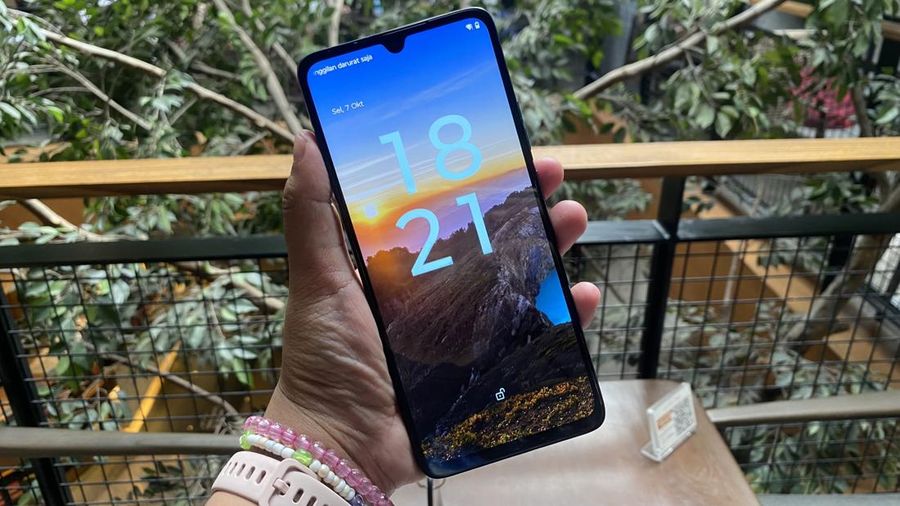 Motorola g06 Power. (CNBC Indonesia/Novina)