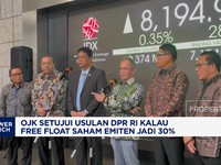 Video: OJK Setujui Usulan DPR RI Soal Free Float Saham Emiten Jadi 30%