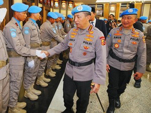 8 Anggota Polda Bali Bawa Misi Damai Indonesia ke Afrika Tengah