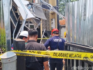 Puslabfor Ambil Sampel Tiap Lantai Gedung Farmasi di Tangsel Usai Ledakan