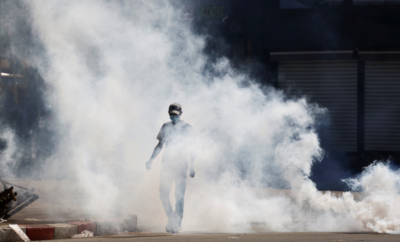 Ricuh demonstrasi di Antananarivo, Madagaskar, Kamis (9/10/2025). (REUTERS/Siphiwe Sibeko) Ricuh demonstrasi di Antananarivo, Madagaskar, Kamis (9/10/2025). (REUTERS/Siphiwe Sibeko)