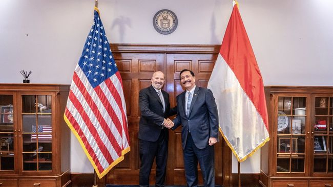 Luhut Temui Mendag AS di Washington DC, Bahas Tarif Resiprokal Trump