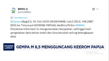 Video: Gempa M 6,5 Mengguncang Keerom Papua