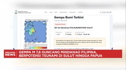Video: Gempa M 7,6 di Laut Filipina, Berpotensi Tsunami di Sulut-Papua